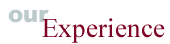 Experience: The experience we bring to clients
